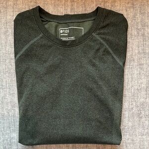 Figs salta long sleeve underscrub moss